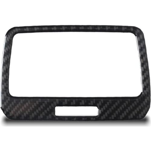 For Golf 7 MK7 2014-2019 Decal Accessories Car Styling Interior Rear Air Condition Vent Cover Trim Carbon Fiber