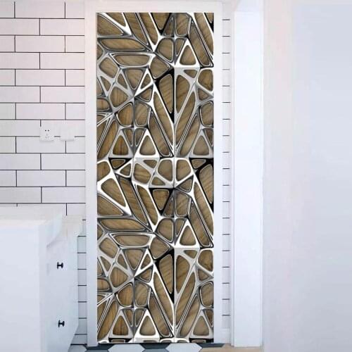 Silver Line Sticker On Adhesive The Door Self Wallpaper DIY Print Picture Wall Art Home Decor Mural Wardrobe Renovation Decal