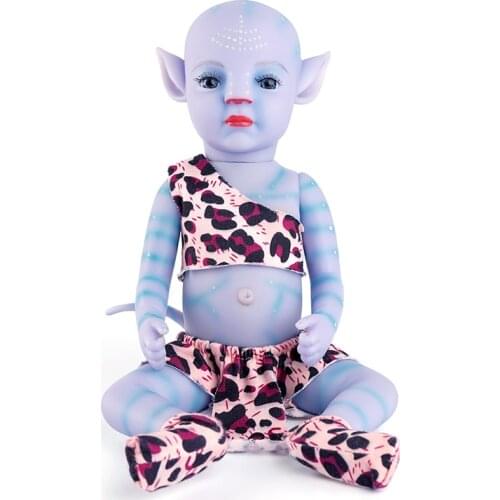 12 Inches Avatar Night Light Full Soft Vinyl Reborn Baby Lifelike Doll Newborn Reborn Girl Toys Gift LOL For Girl Children