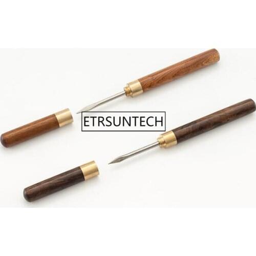 Stainless Steel Tea Knife Needle Pick with Wood Handle for Puer Black Tea Tuos Biluochun