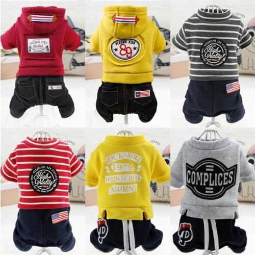 Pet Puppy Clothes Dog Hoodies Halloween Pug Christmas Jumpsuit for Dogs