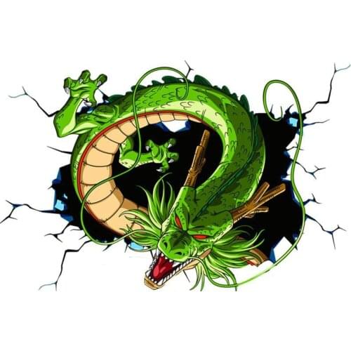 Personality Cartoon Shenron Anime Car Sticker Vinyl Auto Accessories Car Window Car Styling Protector Decal PVC 13cm*12cm