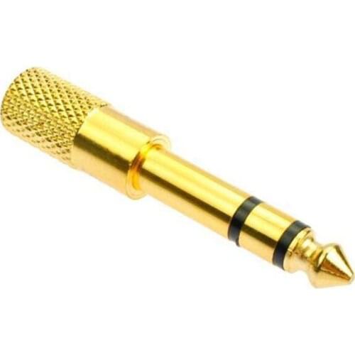 Gold Plated 6.35mm 1/4" Male To 3.5mm 1/8" Female Audio Adapter Jack Stereo Connect Converter For Headphone Microphone Connector