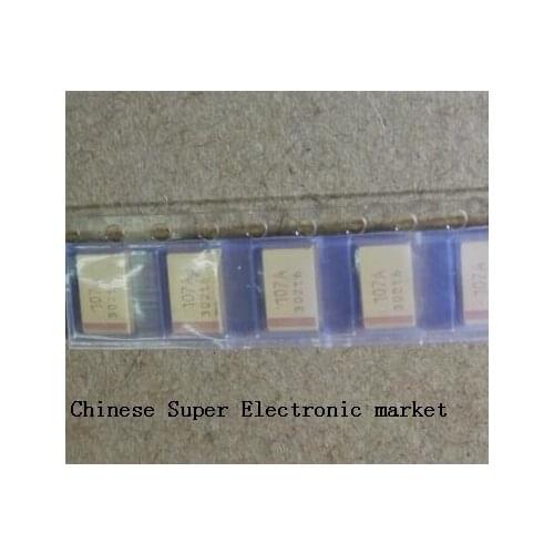10PCS 7343 SMD Tantalum Capacitor 10V 100UF D -type accuracy 10