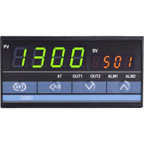 CD501 96*48mm Horizontal Type Digital PID Temperature Control Thermo controller,Input signal sensor thermocouple K, Relay Output