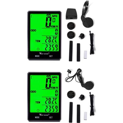 Hot Sale Bicycle Speedometer Multi-function Portable Bicycle Computer Waterproof Wireless Wired MTB Speedometer Stopwatch