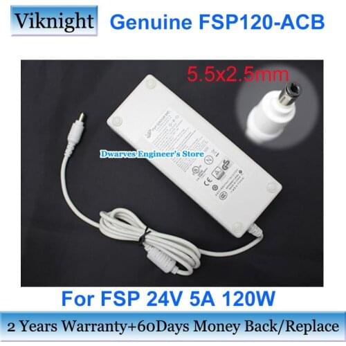 White FSP120-ACB AC Adapter Charger For FSP 24V 5A 120W FSP100-RTAAN2 FSP120-AAAN2 FSP120-ACA FSP1202450 Laptop Power Supply