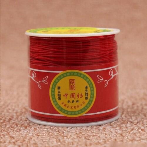 1PC 28 Colors About 0.8mm Nylon Cord Beading Thread For DIY Bracelets Jewelry Making Woven Cord Jewelry Finding Gifts Wedding