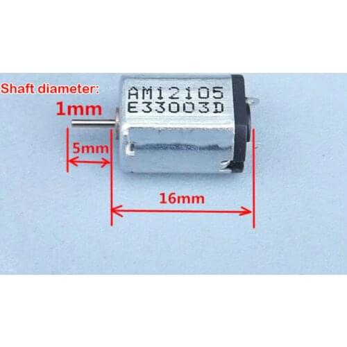 2PCS Micro 10*12mm N20 Motor Electric DC 3.7V 30000RPM High Speed Carbon Brush DIY DIY Kids' Toys Hobbies Smart Car Boat Model