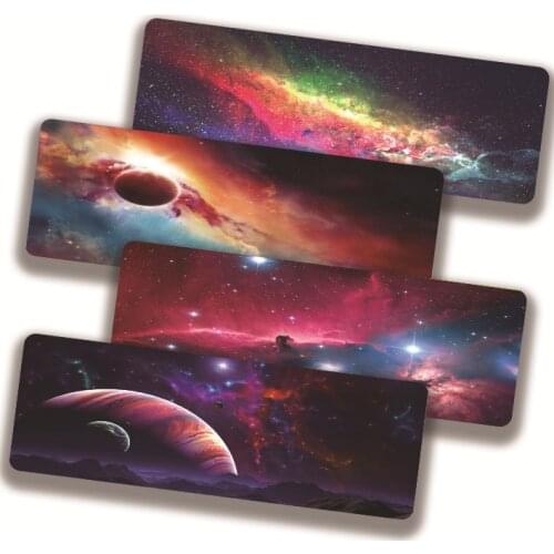 2021 Night Sky Mouse-pad with Sewn Edges Thermal Transfer Printed Mice Mat Laptop Notebook Keyboard Pad Gaming Accessories 2mm