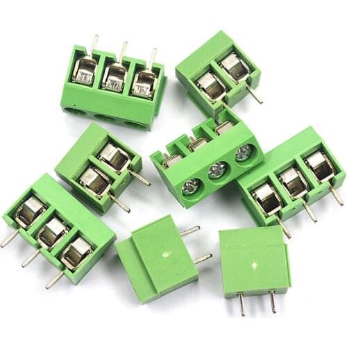 5pcs Screw terminal PCB terminal DC126 KF126 spacing 5.0MM can be spliced ​​300V 8A