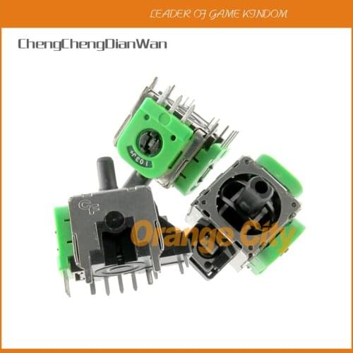 50pcs Green Joystick 3D Analog Stick Sensor 3D Steering Remote Sensing Assembly Analog Stick Sensor for PS4 Slim Pro Controller