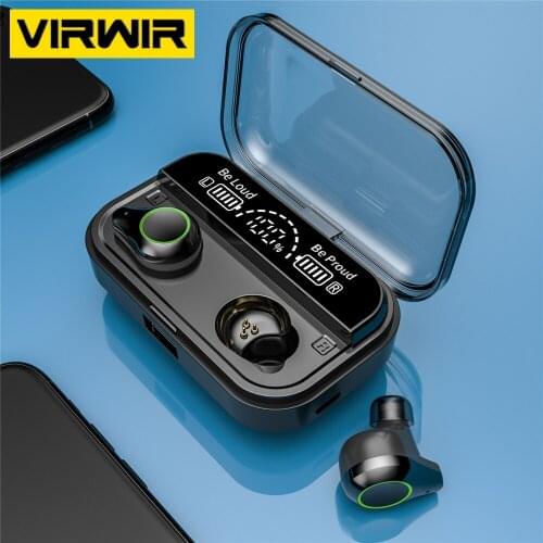 Bluetooth 5.0 Wireless Earphones 9D HiFi Stereo Bass Gaming Music Headset Sport Waterproof Earbuds With Mic For Xiaomi Iphone