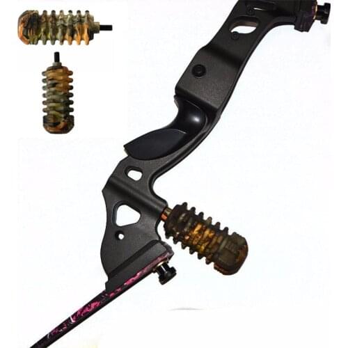 Camouflage Hunting 3.5Inch Archery Compound Bow Stabilizer Rubber Damper Hunting Silencer Shock Absorb