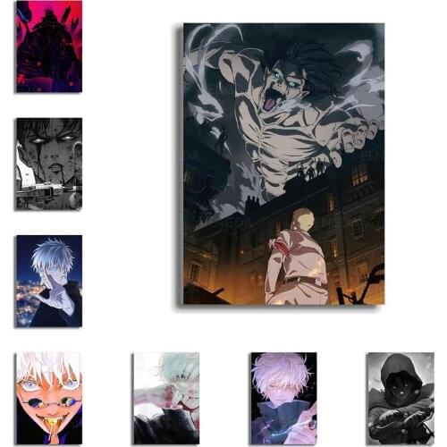 Canvas Painting Home Anime Japan Fight Boy Snow Decoration Wall Art Picture Prints Modular Modern No Frame Poster For Living Roo