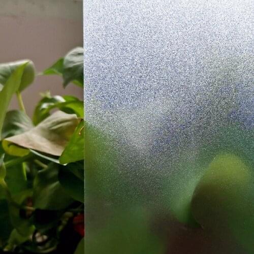 Frosted Privacy Window Film Non-Adhesive Window Sticker Self Static Glass Film for Office Bathroom