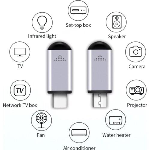 Micro Type-C Interface Wireless Infrared Remote Control Adapter Smart App Control phone Transmitter For Android iPhone Xiaomi