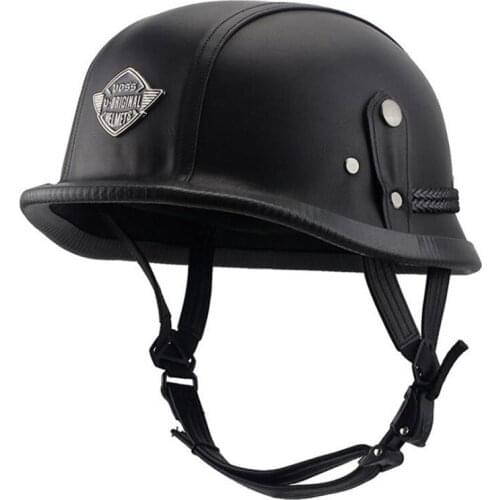 Unisex half face Motorcycle Helmets German Retro Camouflage Vintage Helmet Chopper Cruiser Biker Helmets Bicycle Casque Moto