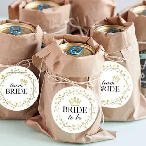 Bride To be Party Tribe DIY Sticker for Bride Bachelorette Hen Party Bridesmaid Bridal Shower Wedding Decoration Gift Packing