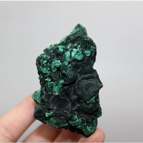 176g Natural velvet aperture beautiful malachite mineral specimen crystal Stones and crystals Healing crystal Free shipping
