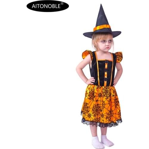 2020 Aitonoble New Costume Child Cute Girls Costume Supergir Dress Girls Dress Cosplay Halloween Costume For Kids All Saints