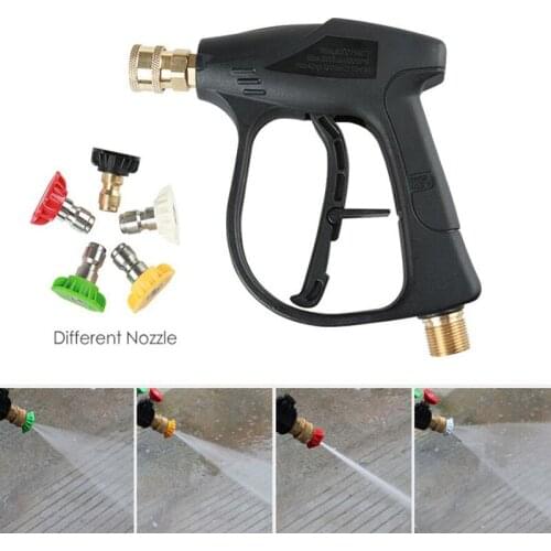 High Pressure Washer Gun 3000 PSI Car Washer Gun With 5 Nozzles for Car Pressure Power Washers