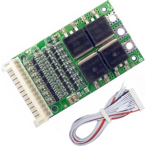 6S/7S/13S 25A BMS Board 24V 36V 48V Polymer Lithium/Ternary Lithium/ Iron Phosphate/LiFePo4 Universal Battery Protection Board
