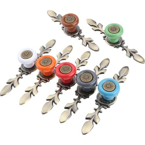 38mm Furniture Handles Knobs Ceramic Cabinet Knobs And Handles Kitchen Cupboard Door Pull Wardrobe Handles Furniture Hardware