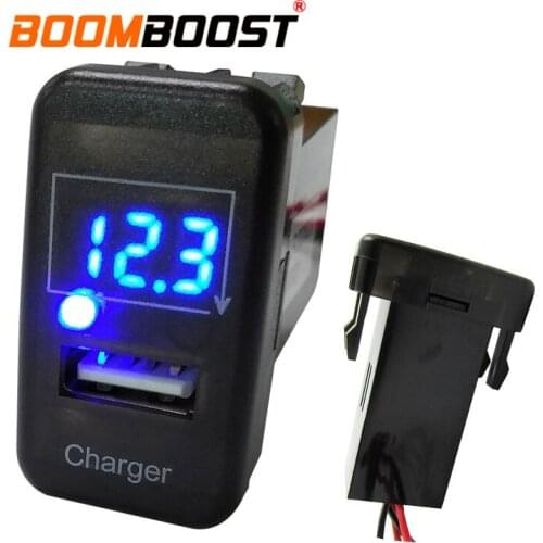 LED light USB Interface Socket Car Charger 5V 2.1A USB Interface Socket Phone Charger for Nissan