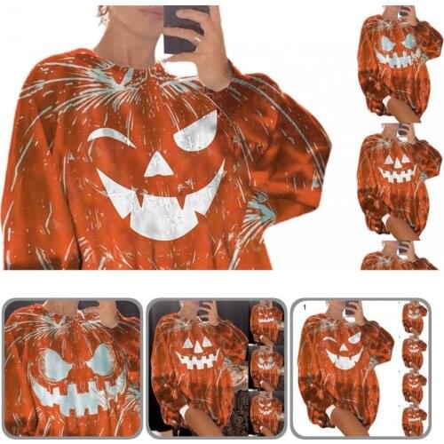 Comfortable Chic O-Neck Loose Fit Autumn Sweatshirt Cozy Pullover Top Long Sleeve for Outdoor