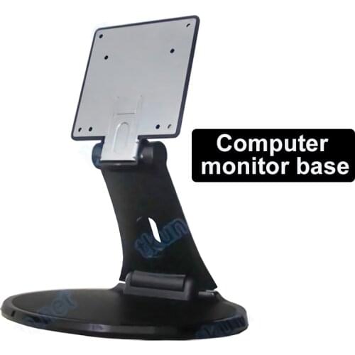 10 to 24 inch universal LCD/LED/TV Monitor pedestals, metal plastic double folding monitor stand,Circular folded base