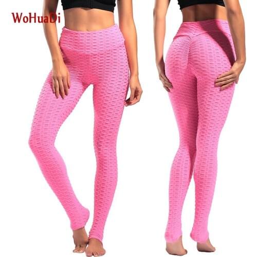 WOHUADI High Waist Seamless Leggings Pants Gym Women Sexy hip yoga pants Dance leggings Fitness Sport Wear Top quality nylon