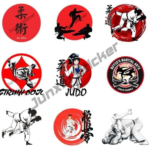 Art of Jiu Jitsu Funny JDM Refit Car Stickers Camper Accessories Occlusion Scratch Body for Car Waterproof Vehicle Decal PVC13cm