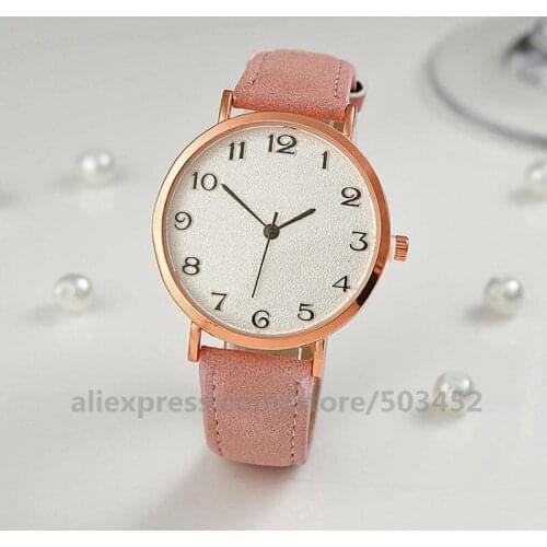 100pcs/lot Fashion Unisex Women Watches Casual Couple Quartz Wristwatch Relogio Feminino Saat Watches For Women