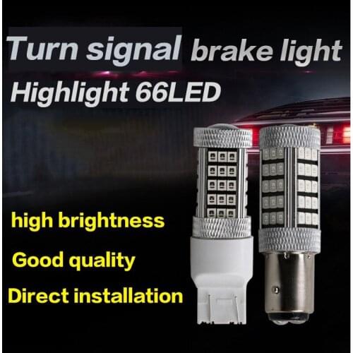 2PCS 1156 1157 T20 LED Bulb Car Motorcycle Turn Signal Brake Light Reversing Lamp Fog BA15S BA15S