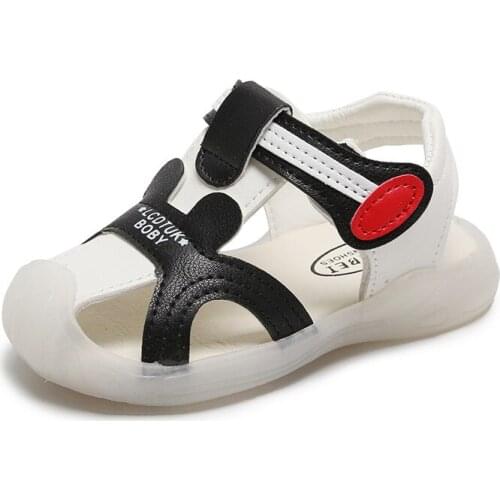 2021 Kids Led Sandals Light Up Children Summer Shoes Glowing Sport Sandals for Boys and Girls Flashing Soft Beach Shoes for Todd