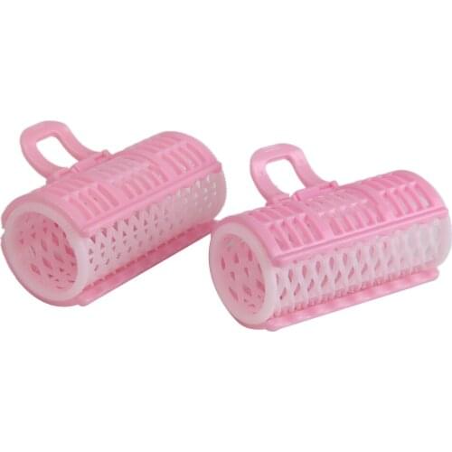 6pcs Pink Girls Rollers Hair Curlers Styling Tool Hairdressing Hair Style DIY Tools