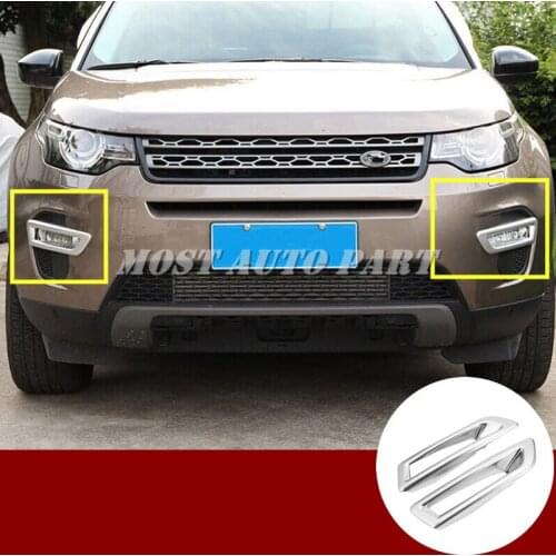 ABS Front Fog Light Cover Trim 2pcs For Land Rover Discovery Sport 2015-2018 Car accesories interior Car decoration