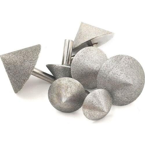 90 Dregree Diamond Cone Chamfer Grinding Head Stone Glass Chamfer Drilling Chamfer Grinding Head 20-60mm