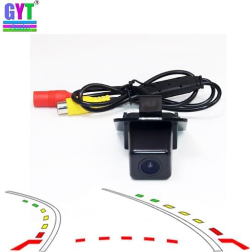 Dynamic Trajectory Tracks Car Rear View parking Camera For Benz W204 W212 W221 S Class Viano Vito 2010 2011 2012 S600 S550 S500