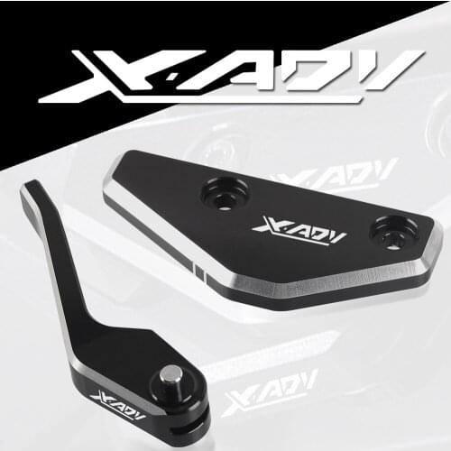 For Honda XADV 750 Motorcycle Aluminum Parking Brake Lever & Cover Protection Parts X-ADV 750 XADV750 2021 Accessories
