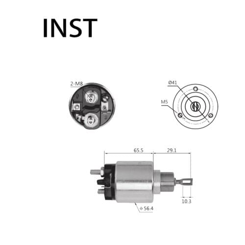 ELECTROMAGNETIC SWTICH SOLENOID FOR 12V 1.7KW 0.331.303.094 9.330.081.050 773 2339303403 2339303430 9330081050 933A081050