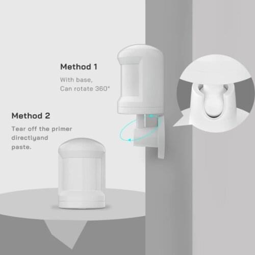 Wireless Tuya ZigBee PIR Motion Sensor Battery Powered Smart WIFI PIR Motion Sensor Detector Home Alarm System ZigBee PIR Sensor