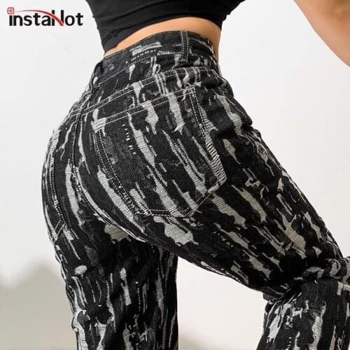 Женские прямые джинсы InstaHot China At AliExpress