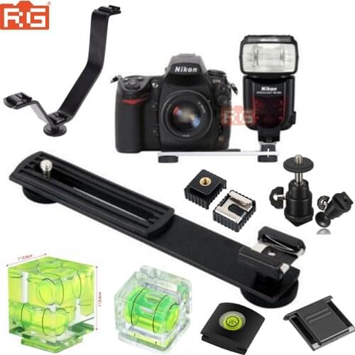 Flash Hot Shoe Digital Camera ARMS Bracket/Hot Shoe Spirit Level for LED Flash Camera DSLR Camera Photography Accessories