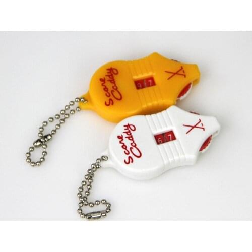 Mini Golf Score Indicator Scoring Device with Key Chain Golf Mouse Shape Scorer Indicator Outdoor Training Aids Golf Tool Parts