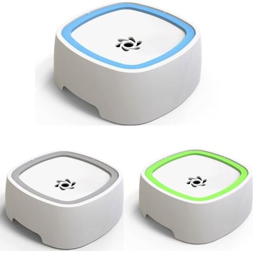 Cat Dog Non Wetting Mouth Anti Overflow Bowl Feeder Dispenser Puppy Floating Non Slip Splash Proof Drinking Water Plastic Bowl