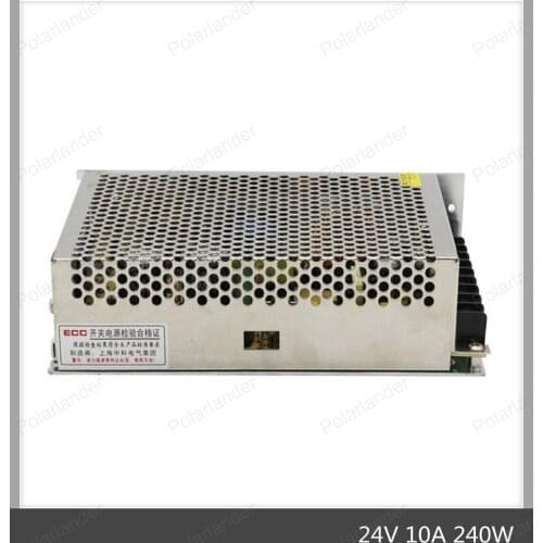 New arrival high quality24V 10A 240W Switching Power Supply Driver for LED Strip AC 110V/220V Input to DC 12V free shipping