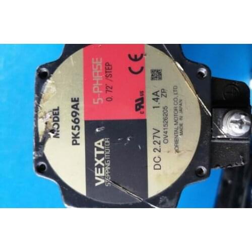 PK569AE stepper motor , used in good condition . 80% appearance new , good working , free shipping