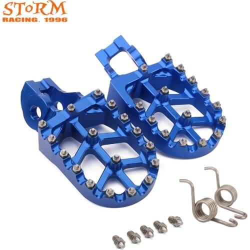 Foot Pegs FootRest Rests Pedals For Husqvarna TC85 2020 TC125 FC250 FC450 TC250 TE FE 150-501 TE250 TX125 TX FX 300-450 FS450